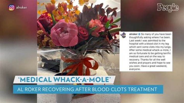 
Al Roker Recovering After Being Hospitalized for Blood Clots in His Leg and Lungs 