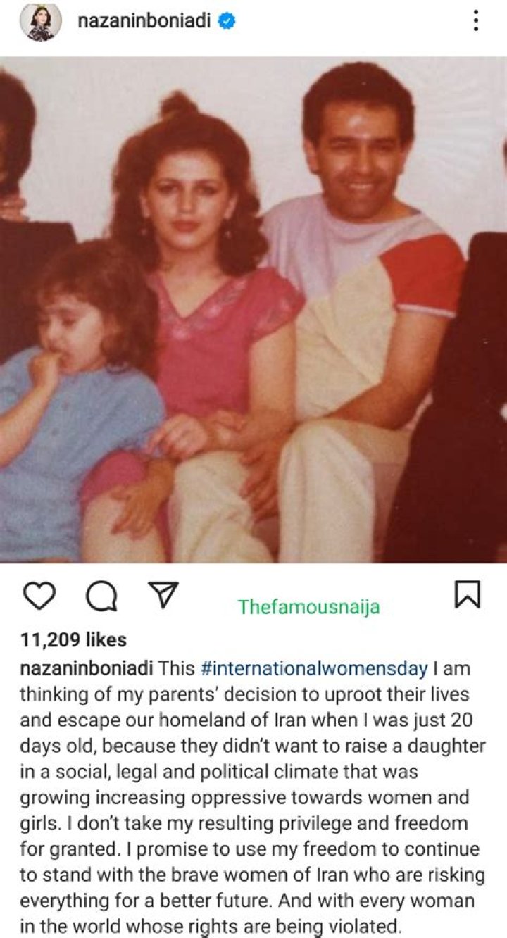 Nazanin Boniadi Husband -Is She Married? Parents And Siblings
